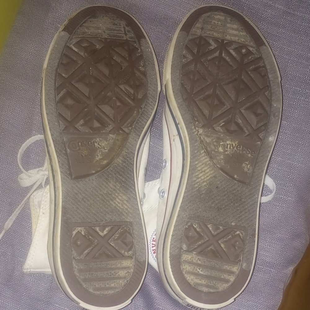 Converse White Chuck Taylor All Star Size 8 - Picture 6 of 8